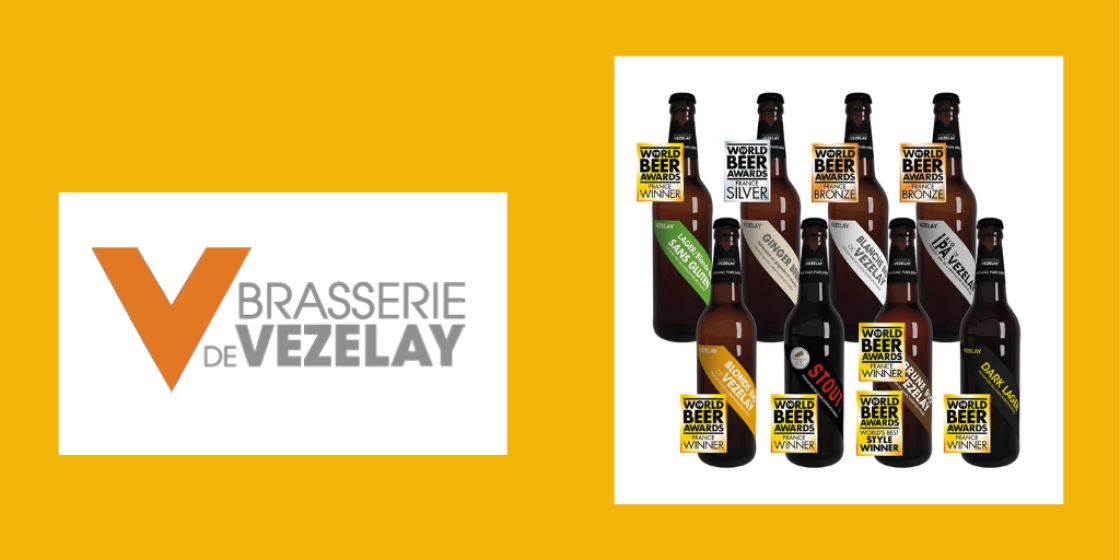 La Brasserie de Vézelay remporte 9 médailles aux World Beer Awards 2019