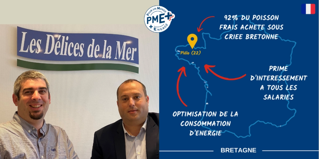 LES DELICES DE LA MER : "92% des approvisionnements en poissons frais réalisés sous criée bretonne"