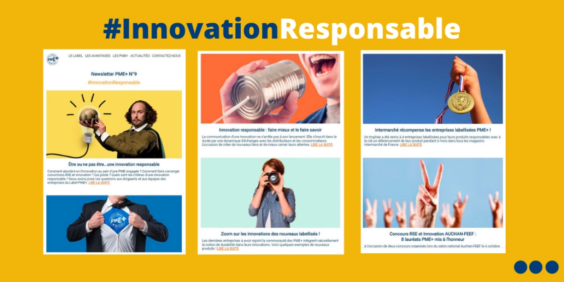 [Vient de paraitre] Innovation responsable, les PME+ témoignent dans la dernière newsletter