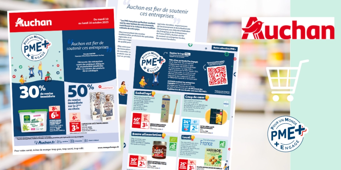 Auchan est fier de soutenir les PME+