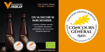 La Brasserie de Vézelay se fait mousser au Concours Général Agricole !