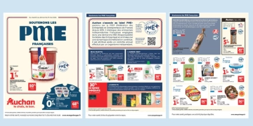 Auchan célèbre les PME avec un tract 100% dédié