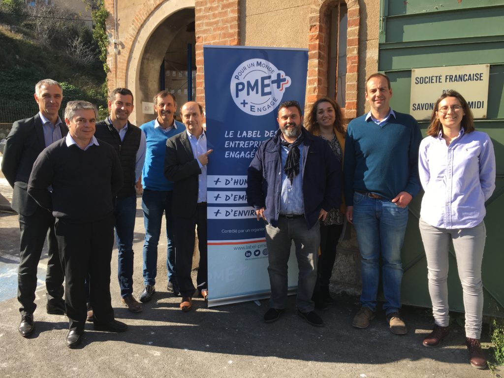 LA SAVONNERIE DU MIDI REÇOIT LES PME+ DE LA RÉGION PACA